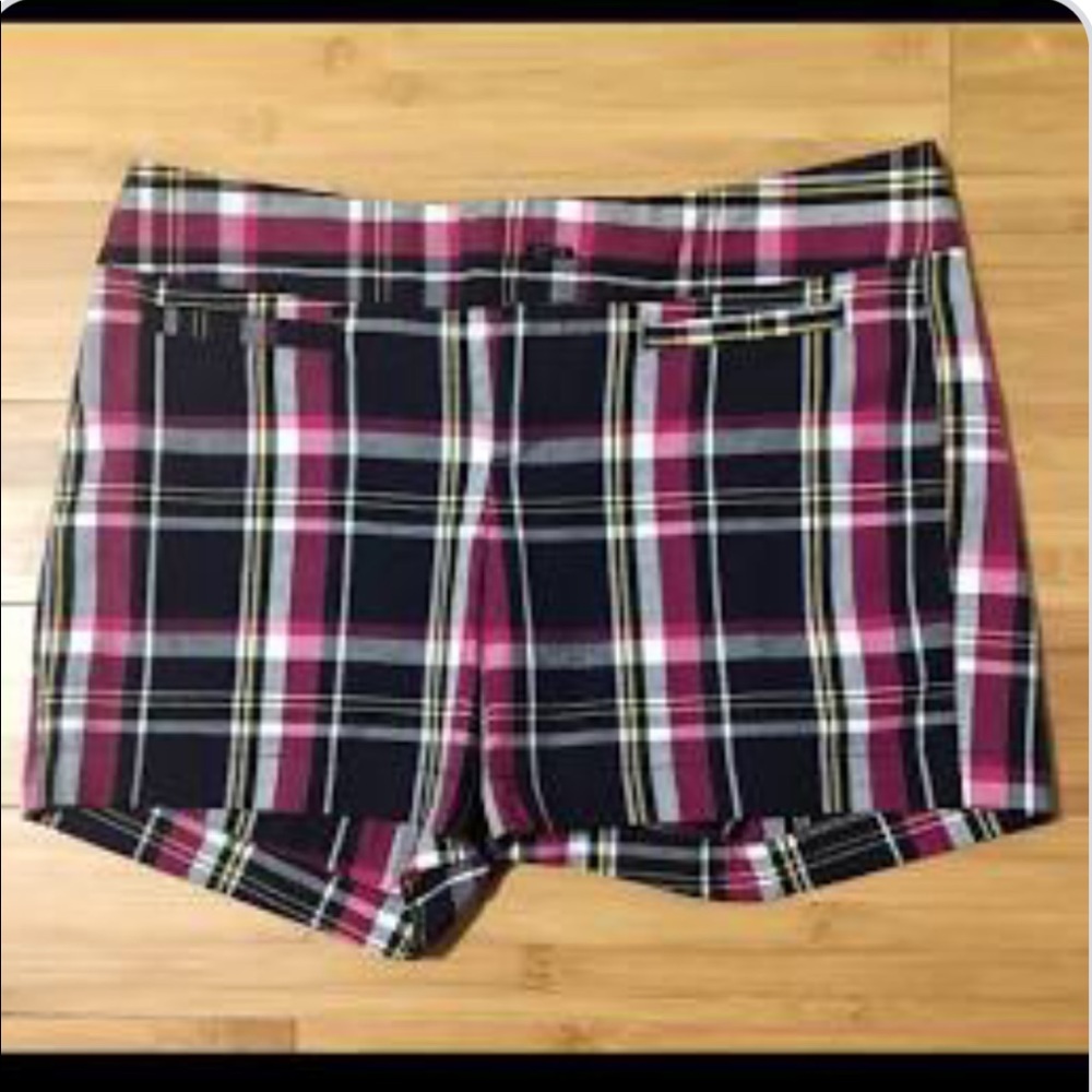 Banana Republic madras print shorts size 2
